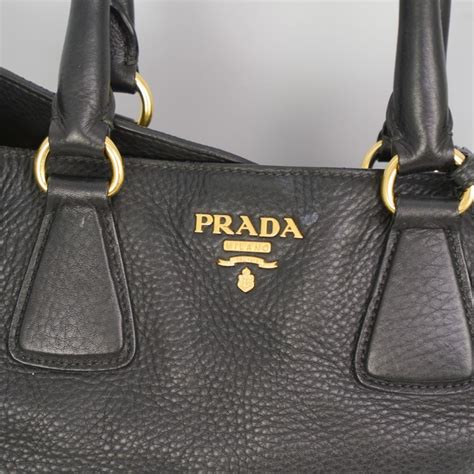 prada vitello shine shoulder bag|Prada vitello daino leather tote.